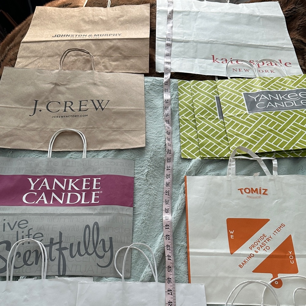 14 Assorted Empty Paper Gift Bags